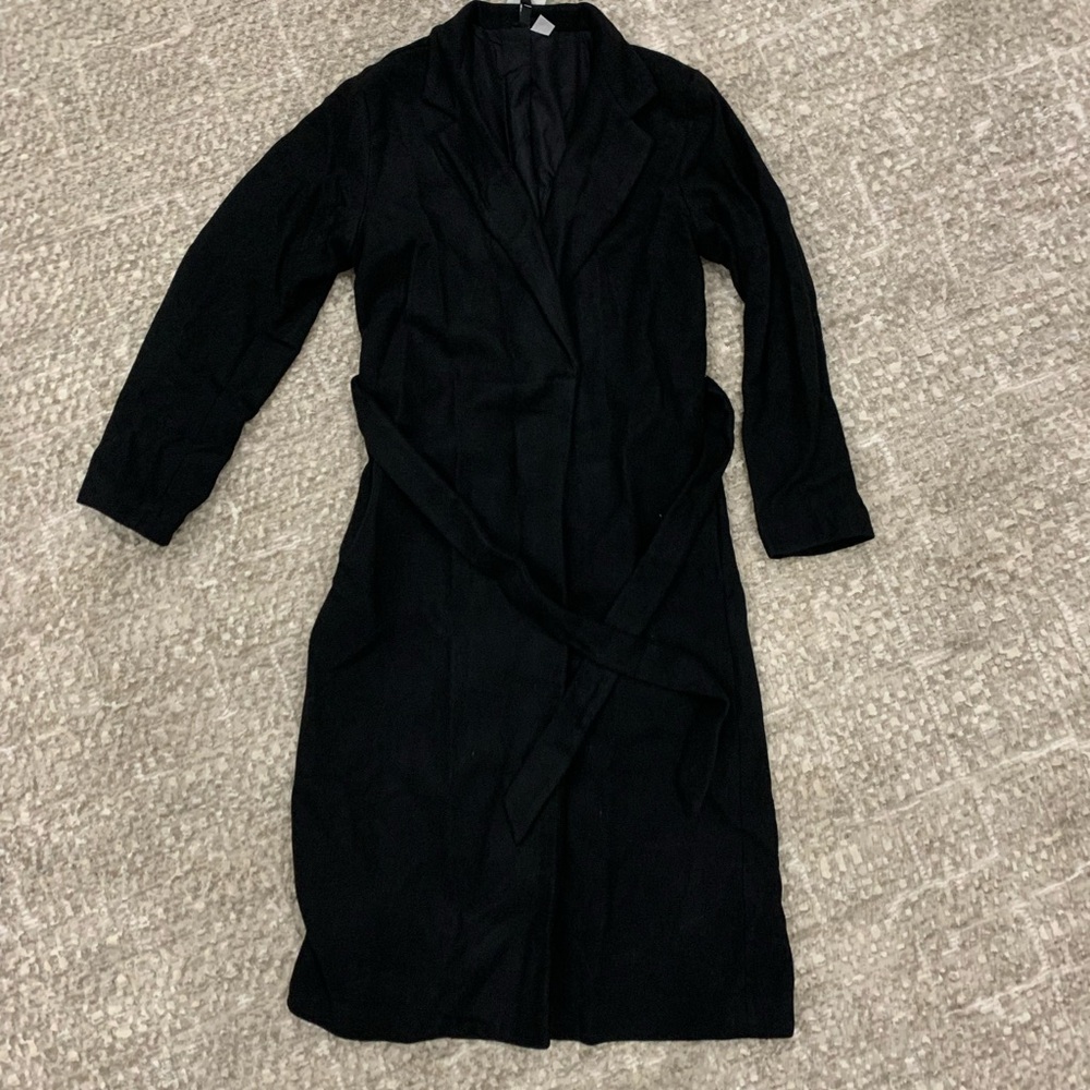 H&M Classic Black Coat